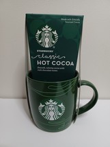 Starbucks Holiday 2020 Gift Set Hot Cocoa 12 oz Christmas Coffee Mug Collectible - £11.83 GBP