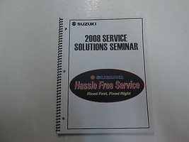 2008 Suzuki Service Solutions Seminar Manual Minor Stains Oem Book 08 Deal - $15.14