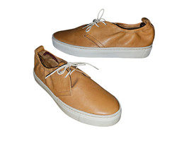 The Flexx Shoes Women&#39;s Sz 7 Oxford Sneakers Tan Leather Casual Lace Up ... - $24.50