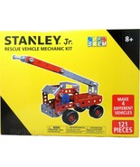 Stanley Jr. Rescue Vehicle Mechanic Building Kit 121 Pieces DIY 4-in-1 T... - $22.71