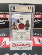 2001 National Treasures Emblems Of The Hall Patch Jerry Rice Bgs 9.5 #/99 - £247.13 GBP