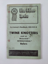 1964 IH Original Service Manual GSS-1335-B International Balers Twine Kn... - £15.58 GBP