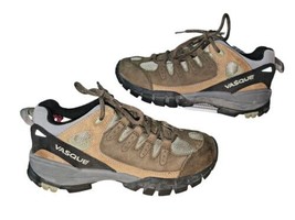 Vasque Shoes Women Hiking Trail Mantra Vibram 7317 Brown Leather Lace Up Sz 7.5M - £20.88 GBP