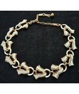 Vintage CORO enameled Link Coller Necklace, - $37.19