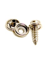 Cap &amp; Socket, Stainless Steel Snap Fastener w/ 5/8&quot; #10 Screw Stud - 5 P... - $234.81 MXN