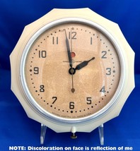 Vintage Mcm General Electric Wall Clock Model 2F02 Made In Usa - Works Perfect! - $50.00