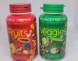 Balance of Nature Fruit and Veggie 180 capsules~ BB 2027 Vitamins - £34.66 GBP