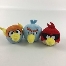 Angry Birds Space Ice Plush Stuffed Lot Mini Toy Flingers Pencil Toppers Rovio - £22.76 GBP