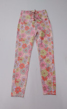 Fitty Britttty Tie Waist Leggings (SOFT PEACH PRINT, SMALL) 698588 - $15.13