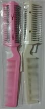 1 Professional Hair Thinning Shaper Razor Comb With Blades &amp; Comb Color ... - €5,94 EUR