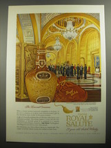 1956 Chivas Royal Salute Scotch Ad - honored occasion - $18.49