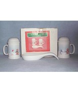 House of Lloyd Goose Bearies Stove Set Salt & Pepper Spoon Rest 1989 with... - $9.00