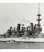 Battleship Indiana Victorian 1898 Print Cuba&#39;s Freedom War With Spain DWU15 - $550.13 MXN