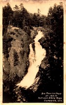 Superior Wisconsin, Manitou Falls Pattison State PARK-Vintage Rppc Postcard BK46 - £3.15 GBP
