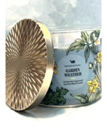 GARDEN WEATHER Bath &amp; Body Works 3 Wick Candle   14.5OZ    BRAND NEW - $455.88 MXN