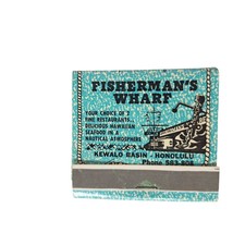Vintage Matchbook Fisherman&#39;s Wharf HI Front Strike Full Unstruck Advert... - $252.67 MXN