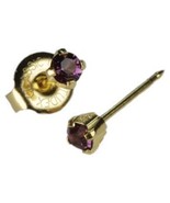 New System 75 Personal Piercer 3 mm February Amethyst Gold Tiffany Set I... - $187.72 MXN