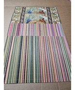 2- Kurashiki Hampu Style Placemats  Striped &amp; Chicken Mats - 2 (13x18) Lot - €12,79 EUR