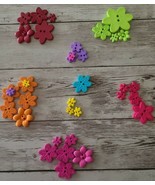 Bag of 31 Plastic Buttons ~ Multicolored ~ Various Sizes ~ Decorative Bu... - $20.46 CAD