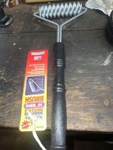 Brushtech B407C Double Helix Bristle Free BBQ Cleaning Brush 16 inch Black - £11.95 GBP