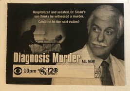 Diagnosis Murder Vintage Tv Guide Print Ad Dick Van Dyke TPA22 - £4.57 GBP