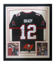 Tom Brady Autographed Buccaneers Framed Nike Limited Pewter Jersey Fanatics - £2,808.30 GBP