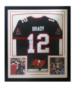 Tom Brady Autographed Buccaneers Framed Nike Limited Pewter Jersey Fanatics - £2,815.77 GBP