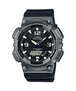 Casio - AQS810W-1A4V - Digital/Analog Combo Solar Powered Watch - Black - £86.84 GBP