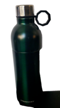 Starbucks Water Bottle Stainless Steel Double Wall Dark Green  20 oz - £17.93 GBP