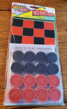 Travel Pocket Small Checkers Game - £3.79 GBP