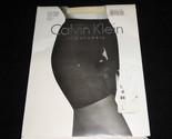 Vintage NOS Calvin Klein Total Shaper Sheer 544 Pantyhose Size A White NEW - $14.80