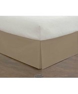 Cotton Rich 200TC 14&quot; Bedskirt Mocca Queen - $32.53 CAD