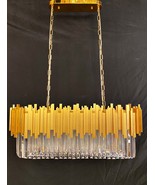 Modern Crystal Chandeliers,Gold Luxury Pendant Ceiling Light Contemporar... - $750.00