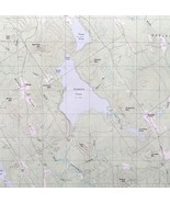 Map North Sebago Maine 1983 Topographic Geo Survey 1:24000 27x22&quot; TOPO10 - $61.53 CAD