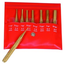 Mitutoyo 985-120, Punch, Drive Pin, Set, 4&quot;, Brass, 8Pc - £31.51 GBP