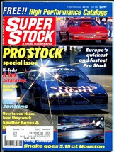 Super Stock &amp; Drag Illustrated 6/1989-Etta Glidden-Rickie Smith-NHRA-AHRA-VG - £25.20 GBP