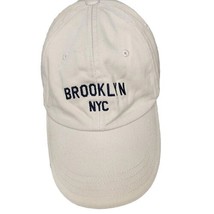 Old Navy Brooklyn NYC Baseball Cap Unisex Adult One Size L/XL Off White - £10.17 GBP