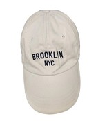 Old Navy Brooklyn NYC Baseball Cap Unisex Adult One Size L/XL Off White - £10.13 GBP