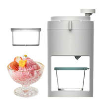 Hand-Crank Ice Crusher for Home,Manual Ice Shaver Fruit Smoothie Maker - $35.96