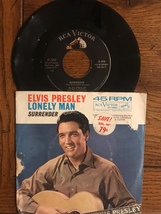 Elvis Presley 45 with Picture Sleeve Surrender/Lonely Man - £7.05 GBP