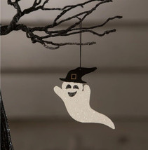 4&quot; Bethany Lowe Tin Witch Happy/Scared Ghost Ornament Retro Vntg Hallowe... - £11.00 GBP