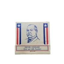 Diamond Matchbook Presidents United States Grover Cleveland 22nd 24th Pr... - $7.93