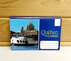 Quebec PQ Canada Chevalier&#39;s House Vintage 1980s Postcard Fold Out Set - £8.64 GBP