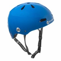 NEW Punisher Premium Skateboard &amp; BMX Helmet youth M blue 13 vent ABS fo... - $31.95