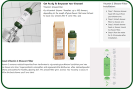 VOESH Vitamin C Shower Filter - Shower Aromatherapy Citrus Crush image 3