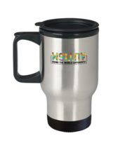 Coffee Travel Mug Funny Seeing The World Differently Autism  - £19.91 GBP