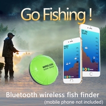 Fish Finder Underwater Fishing Gear Android/iOS Mobile Phone Sonar Green - $99.99