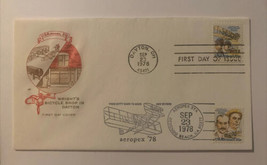 Wright&#39;s Bicycle Shop in Dayton Ohio Mail Cover 1978 - £20.59 GBP