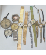 Vtg Watch lot *WALZ GOLD 20 MICRONS*SHEFFIELD*SEIKO*CARAVELLE*GLYCINE Wi... - $1,129.99 MXN