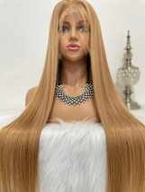 180% density 30 inch honey blonde human hair lace front wig  - £247.19 GBP+